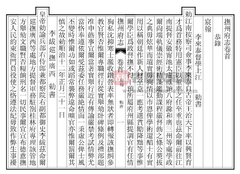 江西省《光绪抚州府志》全八十六卷 清许应鑅 朱澄澜修 谢煌等纂PDF电子版地方志下载插图1