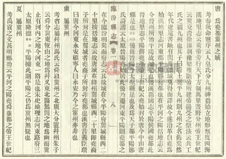 山西省临汾市《民国临汾县志》全六卷 刘玉玑 关世熙修 张其昌纂PDF电子版地方志下载插图1